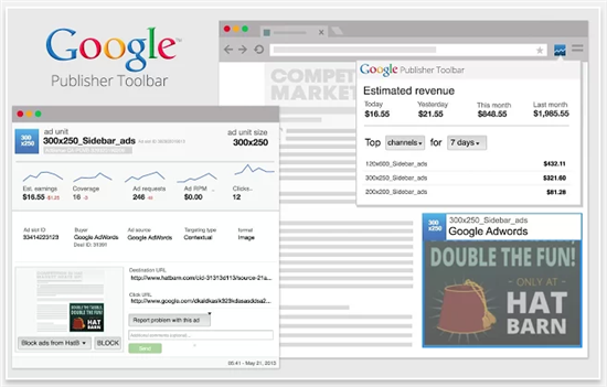 【Chrome拡張機能】AdSenseの状況を手軽にチェックできるGoogle Publisher Toolbarがバージョンアップ