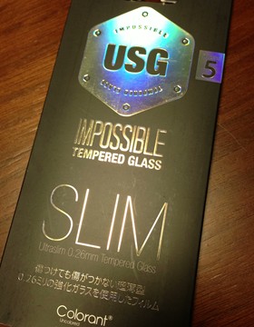 買っててよかったiPhone保護シートUSG ITG Slim。液晶がヒビ割れた！と思ったけどシート止まりでした